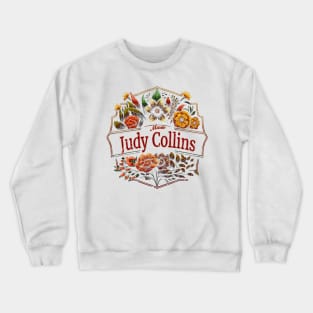 Judy Collins Flower Vintage Crewneck Sweatshirt